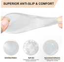 Heel Inserts for Women - Weight Shifting Insoles for High Heels, Gel Inserts Comfort Pads for Foot Pain