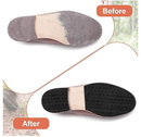 4 Pcs Shoe Heel Repair Kit Shoe Repair Rubber Heel Pads Replacement Sole Protectors Adhesive
