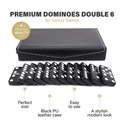 ueensell Dominoes Set for Adults Domino Set for Classic Board Games Dominoes Double 6 for Family Games