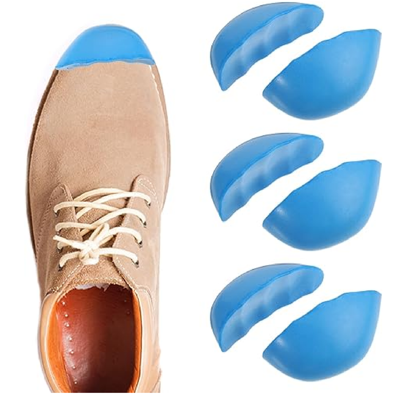 3 Pairs Shoe Filler for Too Big Shoes, Prevent Heel Sliping, Shoe Toe Inserts for Sneakers Flats Boots, Women and Men, Making Shoes Smaller