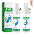 Foot Sanitizer Spray with Tea Tree Oil,Clear Foot Sanitizer Spray,Tea Tree Oil for Foot & Shoe Freshness (2PCS)
