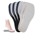 5 Pairs Unisex Breathable Cushioning Shoe Insoles Thin Shoe Pads Inserts Ultra Soft Walking Comfort Double Layer