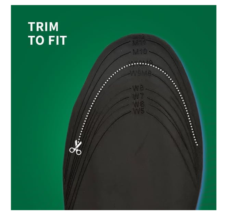 Cracked Heel Relief Infused Insoles for Dry Feet | Vitamin A & E Infused Moisturizing Shoe Inserts