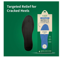 Cracked Heel Relief Infused Insoles for Dry Feet | Vitamin A & E Infused Moisturizing Shoe Inserts