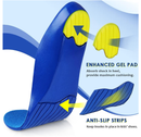 Kids Arch Support Shoe Insoles, Unisex Orthotics Shoe Insoles with PU Foam Cushioning for Flat Feet,