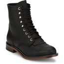 Justin Boots Men's Drennan 7" Lace-Up Roper Boot - Black (RP503) - View 2