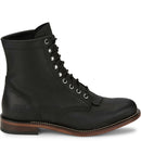 Justin Boots Men's Drennan 7" Lace-Up Roper Boot - Black (RP503) - View 3
