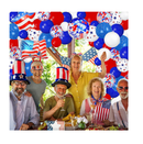 Red White and Blue Balloons Garland Arch Kit 4th of July Party Balloons Decorations Includes USA Balloons American Flag Balloon Star Balloons for Independence Day Patriotic Party Nautical Party
