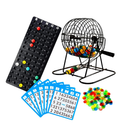 Regal Games  Deluxe Bingo Set Includes Bingo Cage Master Board 18 Mixed Cards 75 Calling Balls Colorful Chips Ideal for Large Groups Parties