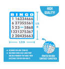 Regal Games  Deluxe Bingo Set Includes Bingo Cage Master Board 18 Mixed Cards 75 Calling Balls Colorful Chips Ideal for Large Groups Parties