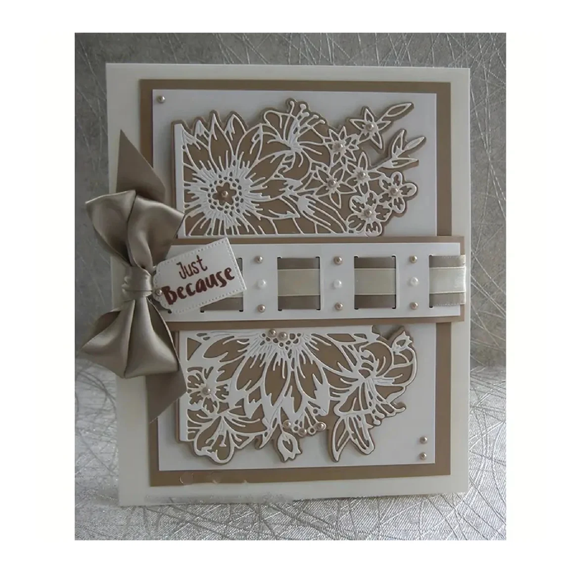 Ribbon Slotted Cutting Dies For DIY Scrapbooking -Card Making