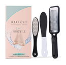Riorre Professional Foot Scrubber for Hard Skin - Premium 3 in 1 Pedicure Foot File