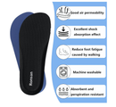 Ronsan 2 Pairs Shoe Insoles of Clog Garden Shoes, Extra Wide Barefoot Shoe Inserts Pads for Nurse Shoes,