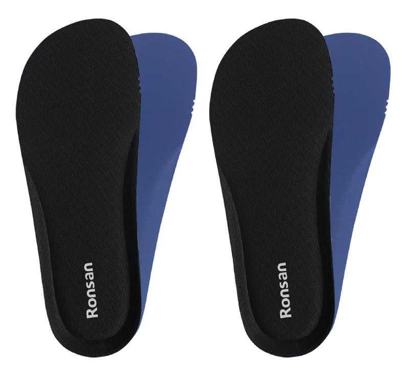 Ronsan 2 Pairs Shoe Insoles of Clog Garden Shoes, Extra Wide Barefoot Shoe Inserts Pads for Nurse Shoes,