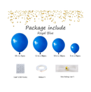 Royal Blue Balloons 100pcs Blue Balloon Garland Arch Kit 5/10/12/18 In Different Sizes Blue Matte Latex Balloon for Baby Shower Birthday Party Wedding Graduation Gender Reveal 4th of July Decorations