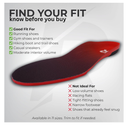 MFM Performance Insoles | Supportive Arch | Cushioned Heel | Zero Drop Platform | Trim-to-Fit | for Running, Walking & Training