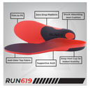 MFM Performance Insoles | Supportive Arch | Cushioned Heel | Zero Drop Platform | Trim-to-Fit | for Running, Walking & Training