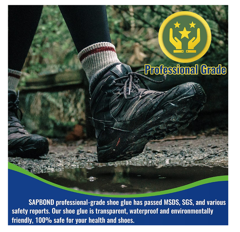 Shoe Glue-Quick Dry Sole Repair Adhesive,Professional Grade Strong Waterproof Clear Repair Glue for Sneakers, Boots,Sandals,Leathers,Handbags and More