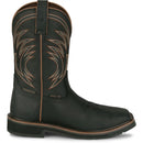Justin Work Men's Widowmaker 11" Waterproof Steel Toe Boot - Black (SE4241) - View 3