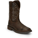 Justin Work Men's Amarillo 11" Steel Toe Boot - Aged Brown (SE4313) - View 2
