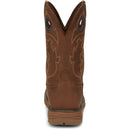 Justin Work Men's Rush 11" Waterproof Boot - Barley Brown (SE4332) - View 5
