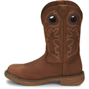 Justin Work Men's Rush 11" Waterproof Boot - Barley Brown (SE4332) - View 8
