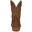 Justin Work Women's Rush 11" Nano Composite Toe Waterproof Boot - Rustic Tan (SE4352) - View 5