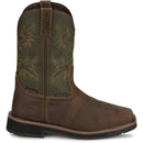 Justin Work Men's Keavan 11" Met Guard Steel Toe Boot - Dark Brown (SE4570) - View 3
