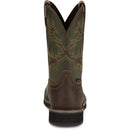 Justin Work Men's Keavan 11" Met Guard Steel Toe Boot - Dark Brown (SE4570) - View 5
