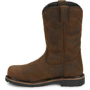 Justin Work Men's Pulley 10" Waterproof Met Guard Comp Toe Boot - Whiskey Brown (SE4630) - View 8