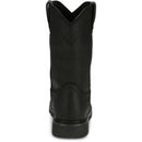 Justin Work Men's Dorsal 11" Steel Toe Waterproof Boot - Onyx Black (SE4635) - View 5