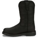 Justin Work Men's Dorsal 11" Steel Toe Waterproof Boot - Onyx Black (SE4635) - View 8