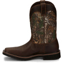 Justin Work Men's Trekker 11" Waterproof Boot - Realtree Camo (SE4676) - View 8