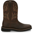 Justin Work Men's Driller 11" Work Boot - Dark Brown (SE4681) - View 3
