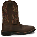 Justin Work Men's Driller 11" Steel Toe Boot - Dark Brown (SE4682) - View 3