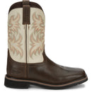 Justin Work Men's Driller 11" Work Boot - White (SE4683) - View 3