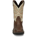 Justin Work Men's Driller 11" Steel Toe Boot - White (SE4684) - View 7