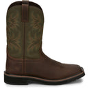 Justin Work Men's Driller 11" Work Boot - Green (SE4687) - View 3