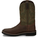 Justin Work Men's Driller 11" Work Boot - Green (SE4687) - View 8
