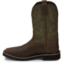 Justin Work Men's Driller 11" Steel Toe Boot - Green (SE4688) - View 8