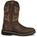 Justin Work Men's Driller 11" Waterproof Boot - Brown (SE4689) - View 3
