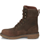 Justin Work Men's Rush 8" Waterproof Nano Comp Toe Boot - Pecan Brown (SE469) - View 8