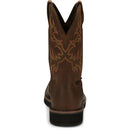 Justin Work Men's Driller 11" Waterproof Steel Toe Boot - Brown (SE4690) - View 5
