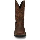 Justin Work Men's Driller 11" Waterproof Steel Toe Boot - Brown (SE4690) - View 7