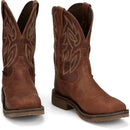 Justin Work Men's Wolfe 11" Waterproof Nano Comp Toe Boot - Bronze Brown (SE4752) - Front View