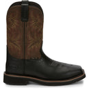 Justin Work Men's Driller 11" Composite Toe Boot - Wood Brown (SE4818) - View 3