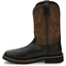 Justin Work Men's Driller 11" Composite Toe Boot - Wood Brown (SE4818) - View 8