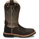 Justin Work Men's Derrickman 12" Composite Toe Boot - Brown (SE4833) - View 3