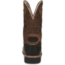 Justin Work Men's Derrickman 12" Waterproof Composite Toe Boot - Caramel Brown (SE4839) - View 5