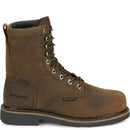 Justin Work Men's Pulley 8" Waterproof Nano Comp Toe Met Guard Boot - Whiskey (SE630) - View 3